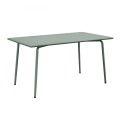Τραπέζι κήπου Brio Flat Pro μεταλλικό χρώμα sandy green 5635C 140x80x73εκ.