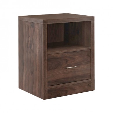 CALIBER Bedside 47x39x60 Walnut 1-Drawer