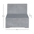 CONCRETE καρέκλα σαλονιού Cement Grey