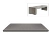 CONCRETE Μαξιλάρι Πάγκου Ύφ.Water Repellent Γκρι
