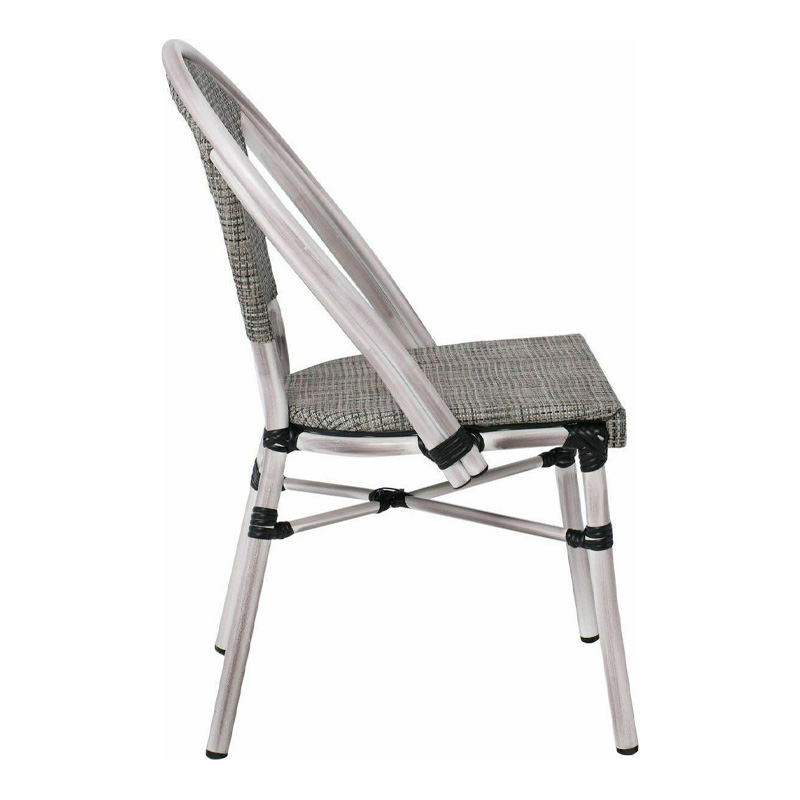 COSTA Chair Alu Antique Grey/Textilene Beige