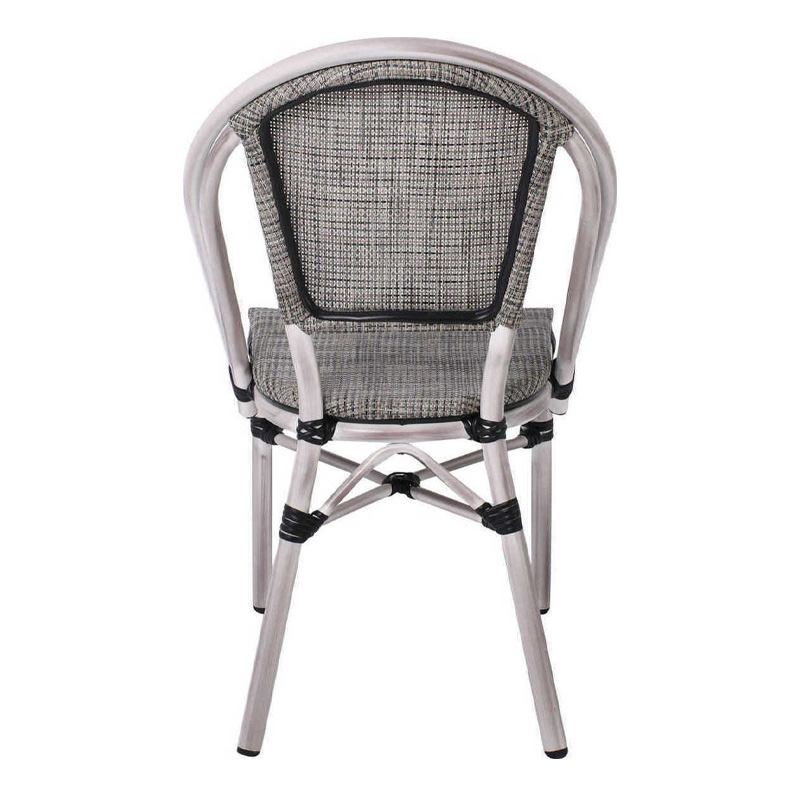 COSTA Chair Alu Antique Grey/Textilene Beige