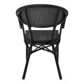 COSTA Armchair Alu Black/Textilene Black