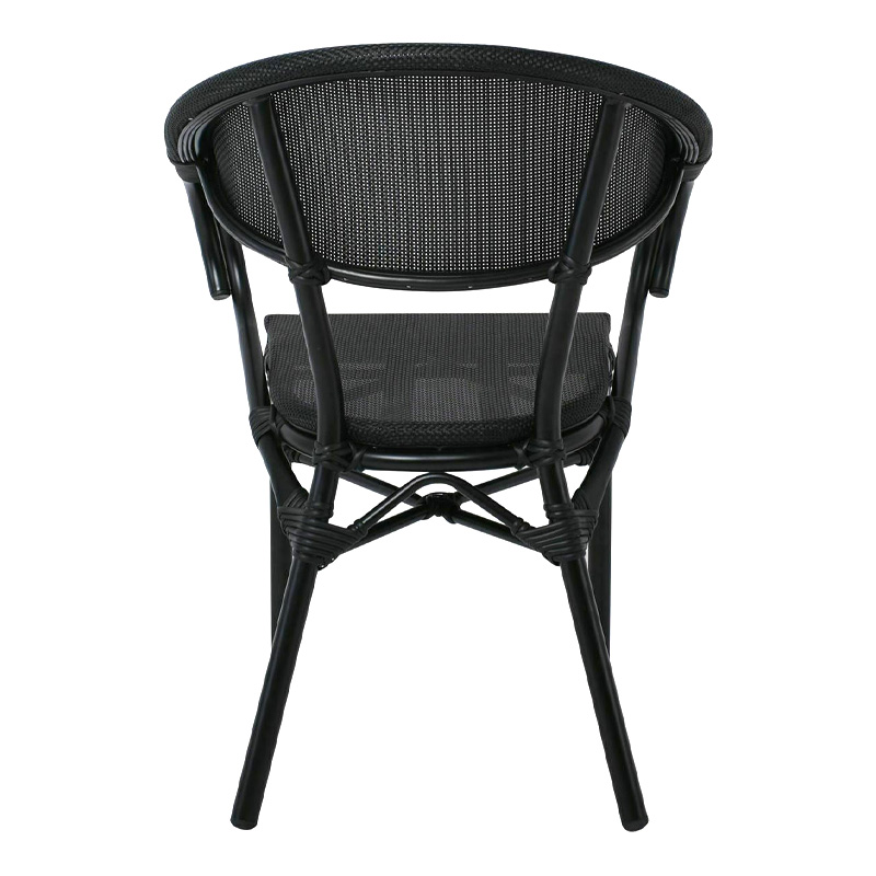 COSTA Armchair Alu Black/Textilene Black