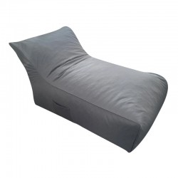DEREK ΠΟΥΦ GREY ΥΦΑΣΜΑ 70X106X67εκ.