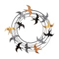 Διακοσμητικό τοίχου Spiral Flock Megapap μεταλλικό χρώμα μαύρο - bronze - ασημί 87x87εκ.