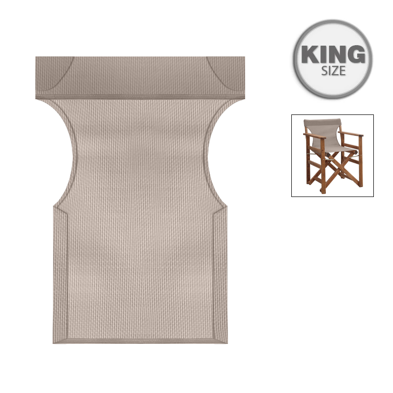 Professional perforated PVC Textile for chair Queen Megapap mocha color