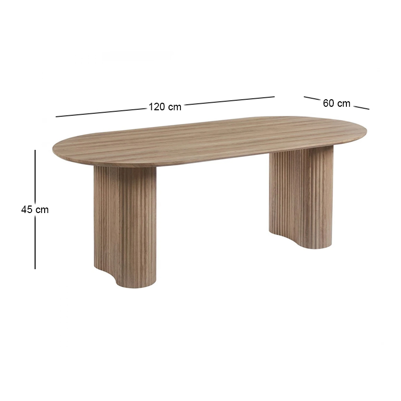 DIAZ Coffee Table 120x60cm MDF Sonoma