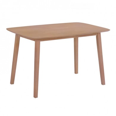 DOM Τραπέζι Τραπεζαρίας, Mdf Απόχρωση Oak 80x120x74cm