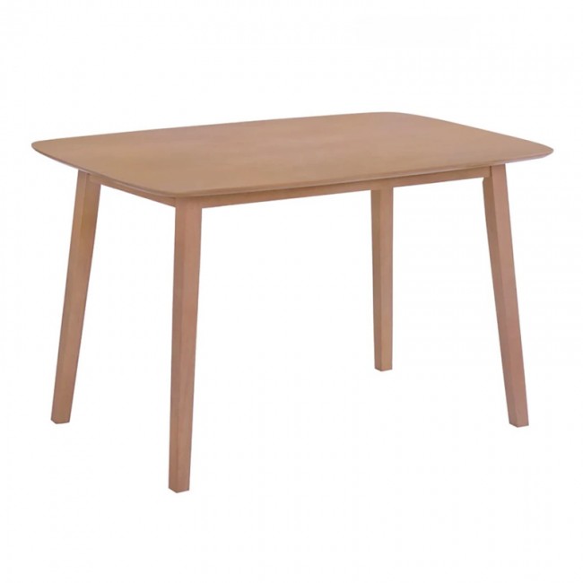 DOM Τραπέζι Τραπεζαρίας, Mdf Απόχρωση Oak 80x120x74cm