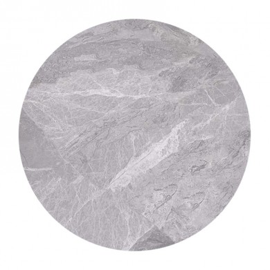 Επιφάνεια Μάρμαρο Sintered Stone, Απόχρωση Grey Marble (MDF για στήριξη βάσης) Φ60cm/11mm