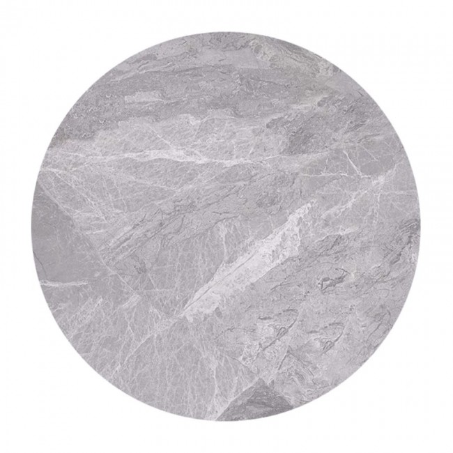 Επιφάνεια Μάρμαρο Sintered Stone, Απόχρωση Grey Marble (MDF για στήριξη βάσης) Φ60cm/11mm