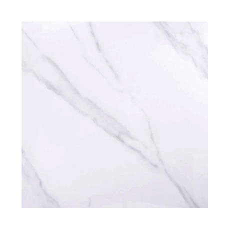 Sintered Stone Table Top 70x70cm/11mm White Marble (under MDF 50x50cm)