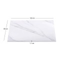 Sintered Stone Table Top 80x120cm/11mm White Marble (under MDF 50x90cm)