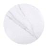 Επιφάνεια Μάρμαρο Sintered Stone, Απόχρωση White Marble (MDF για στήριξη βάσης) Φ60cm/11mm