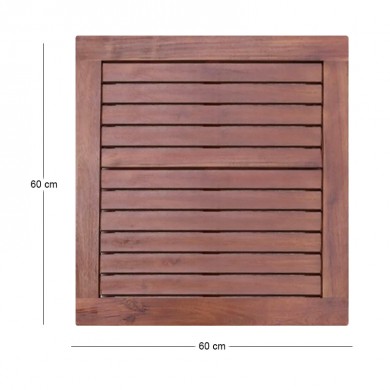 BANNER Table Top 60x60/17mm Acacia