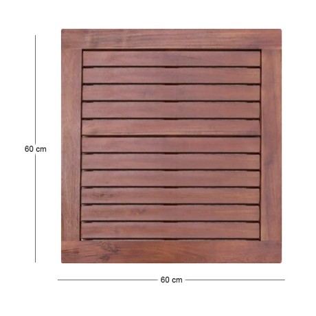 BANNER Table Top 60x60/17mm Acacia