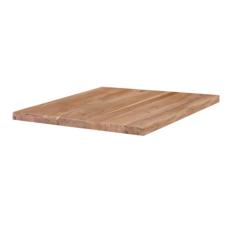 LIZARD Table Top 80x80/4cm, Acacia Natural Finish