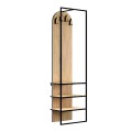 Έπιπλο εισόδου Archy Megapap χρώμα sapphire oak 53x31,7x180εκ.