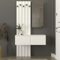 Kanso Megapap melamine coat stand in white color 100x35x19637cm.