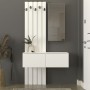 Kanso Megapap melamine coat stand in white color 100x35x19637cm.