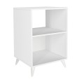 Biva V2 Megapap melamine oven cabinet in white color 59.6x56x85cm.