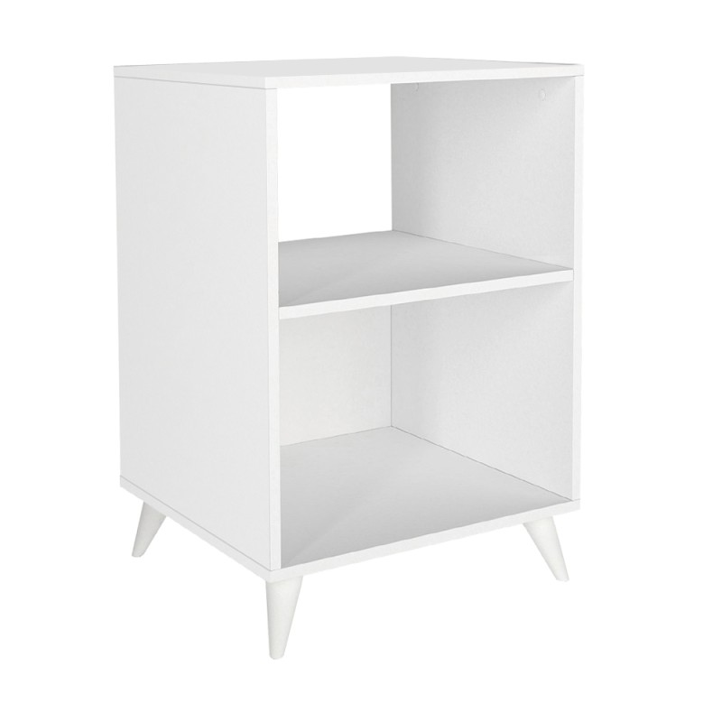 Biva V2 Megapap melamine oven cabinet in white color 59.6x56x85cm.