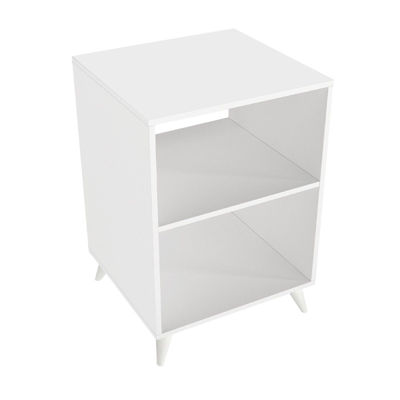 Biva V2 Megapap melamine oven cabinet in white color 59.6x56x85cm.