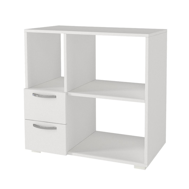 Ece Megapap melamine kitchen cabinet in white color 80x40x83cm.