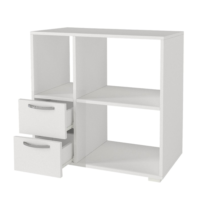 Ece Megapap melamine kitchen cabinet in white color 80x40x83cm.