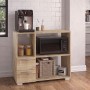 Ece Megapap melamine kitchen cabinet in sapphire oak color 80x40x83cm.