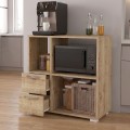 Ece Megapap melamine kitchen cabinet in sapphire oak color 80x40x83cm.