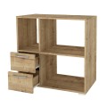 Ece Megapap melamine kitchen cabinet in sapphire oak color 80x40x83cm.