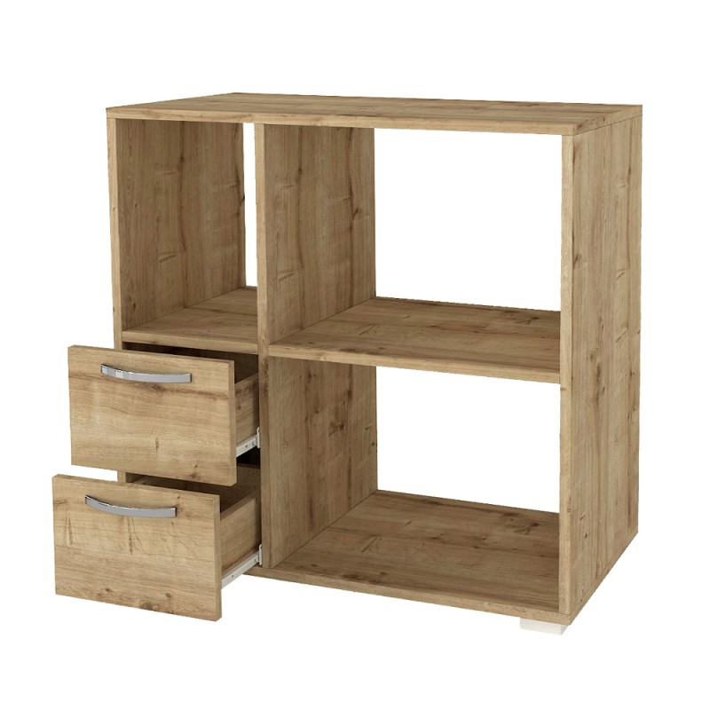 Ece Megapap melamine kitchen cabinet in sapphire oak color 80x40x83cm.