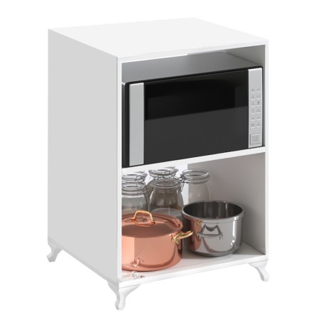 Nadine Megapap melamine kitchen furniture in white color 60x56x85cm.