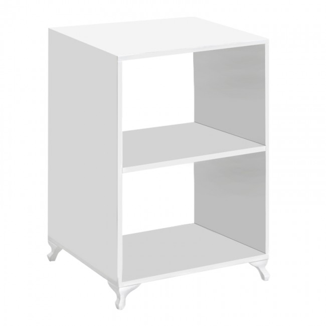 Έπιπλο κουζίνας για φουρνάκι Nadine Megapap χρώμα λευκό 60x56x85εκ.