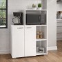 Pars Megapap melamine kitchen cabinet in white color 90x40x123cm.