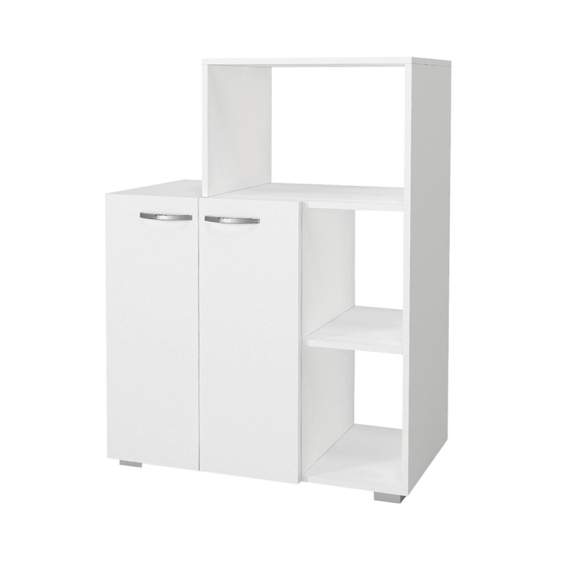 Pars Megapap melamine kitchen cabinet in white color 90x40x123cm.