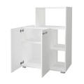 Pars Megapap melamine kitchen cabinet in white color 90x40x123cm.
