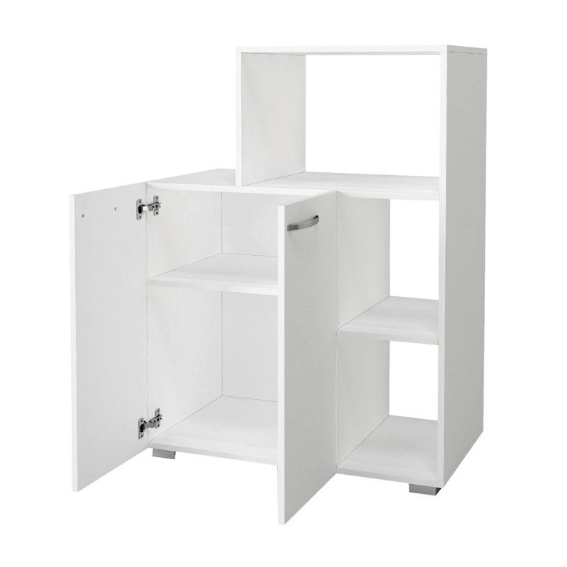 Pars Megapap melamine kitchen cabinet in white color 90x40x123cm.