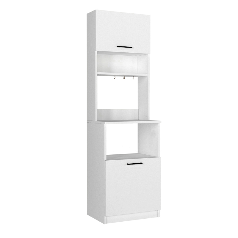 Tuco 1 Megapap melamine kitchen furniture in white color 53.8x40x180cm.