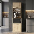 Tuco 1 Megapap melamine kitchen furniture in sapphire oak color 53.8x40x180cm.