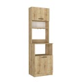Tuco 1 Megapap melamine kitchen furniture in sapphire oak color 53.8x40x180cm.