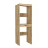 Έπιπλο πλυντηρίου - στεγνωτηρίου Fika Megapap χρώμα sapphire oak 67x61,8x198,5εκ.