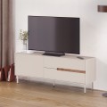 Arch Megapap melamine tv stand in sandstone color 150x35x56.5cm.