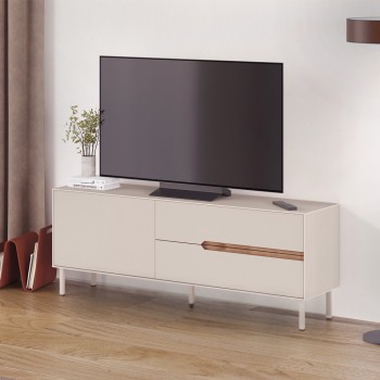 Arch Megapap melamine tv stand in sandstone color 150x35x56.5cm.