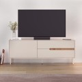 Arch Megapap melamine tv stand in sandstone color 150x35x56.5cm.