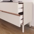 Arch Megapap melamine tv stand in sandstone color 150x35x56.5cm.