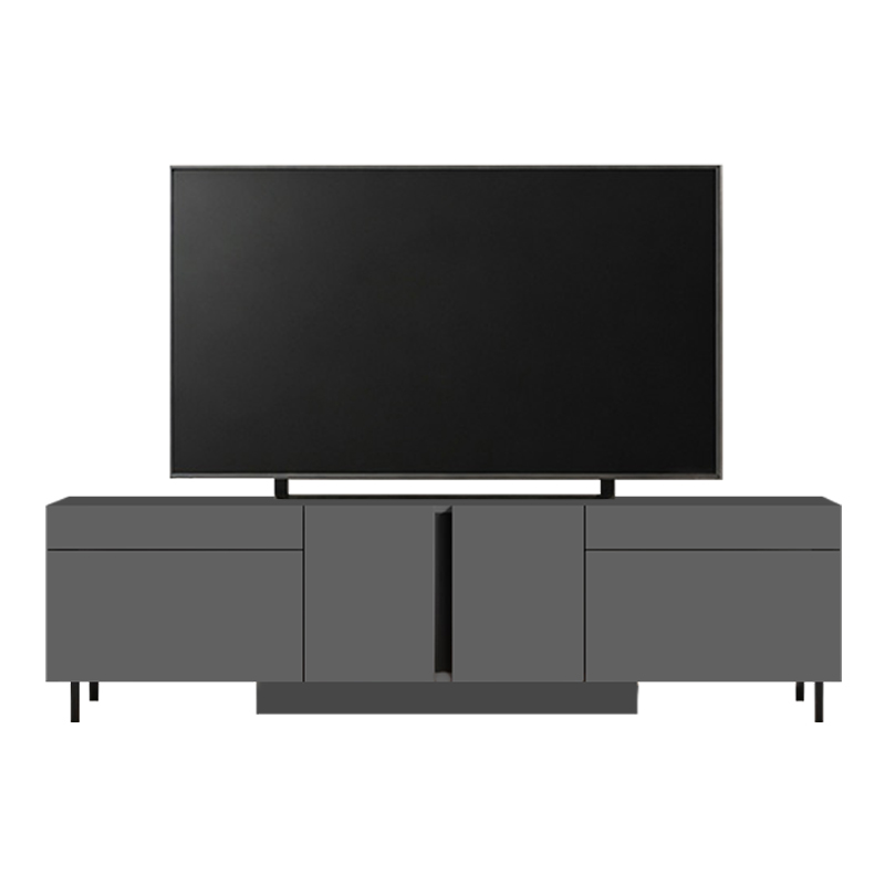 Arlen Megapap melamine TV stand with Rgb Led  in anthracite color 180x32x50cm.
