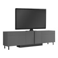 Arlen Megapap melamine TV stand with Rgb Led  in anthracite color 180x32x50cm.